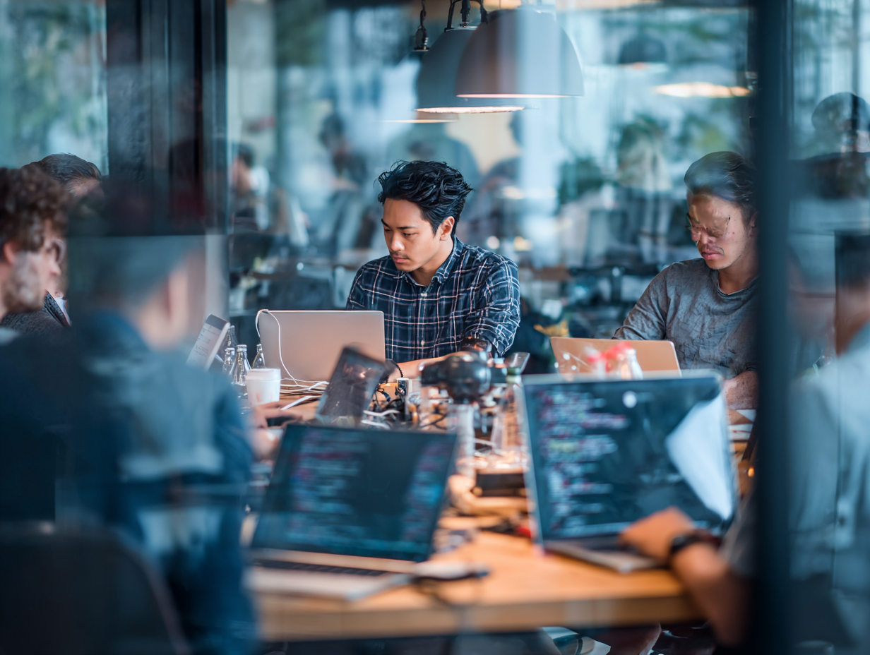 Cloud dashboards showing platform uptime