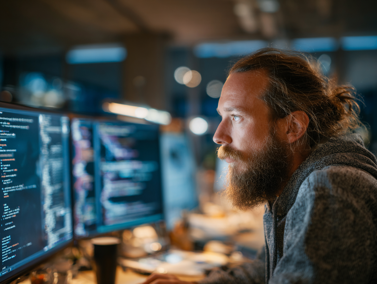 Server racks and cloud dashboards